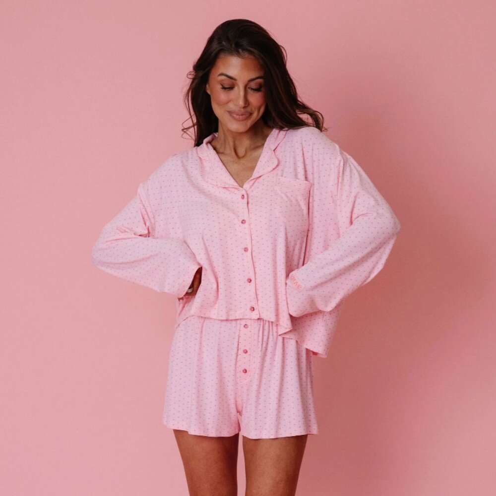 Grove Loose Button Up Pajama Top